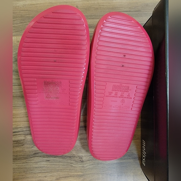 Melissa cloud slide sandals, size US 8, pink - Picture 3 of 7